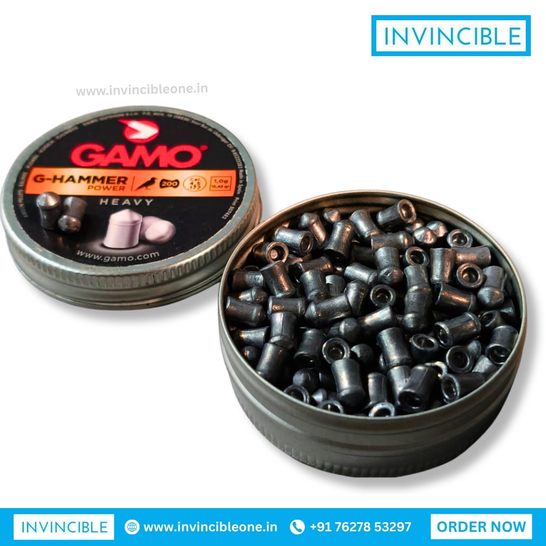 Gamo G-Hammer Power .177 (4.5mm) 15.42 Grain Pellets – 200 Count Tin - Image 6