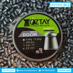 Oztay Middle Doom .177 (4.5mm) 10.49 Grain Pellets – 350 nos