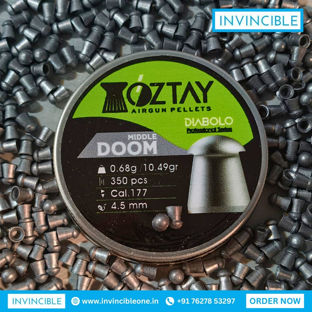 Oztay Middle Doom .177 (4.5mm) 10.49 Grain Pellets – 350 nos - Image 5