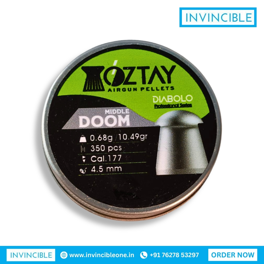 Oztay Middle Doom .177 (4.5mm) 10.49 Grain Pellets – 350 nos - Image 6