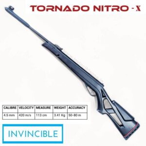 Aarmr sports Tornado Nitro-X Gas Ram Air Rifle .177 Cal– Fiber Optic Sight |