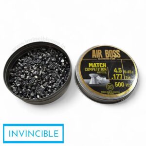 Apolo Airboss Match Competition Pellets .177 Cal (7 Grains) – 500 Count High Precision Airgun Pellets