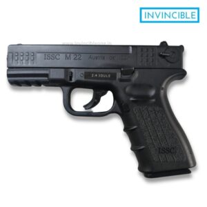 ASG Isaac M22 CO2 Blowback Air Pistol 4.5mm (.177) BB – Full Metal Tactical Airgun Black