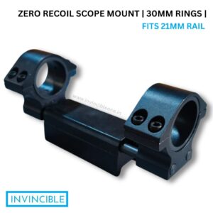 Zero Recoil Scope Mount – 30mm Rings | Fits 21mm Picatinny Rail