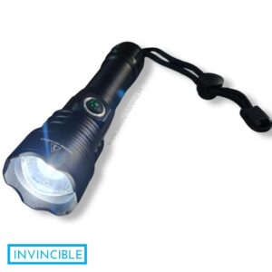 Zoomable Tactical Flashlight Torch – Rechargeable | High Power | Rail Mount