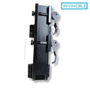 Tri-Rail Scope Mount Quick Detach 30mm Ring with 21mm Picatinny Base Rail