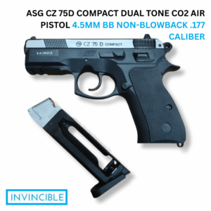 ASG CZ 75D Compact Dual Tone CO2 Air Pistol 4.5mm BB .177 Caliber