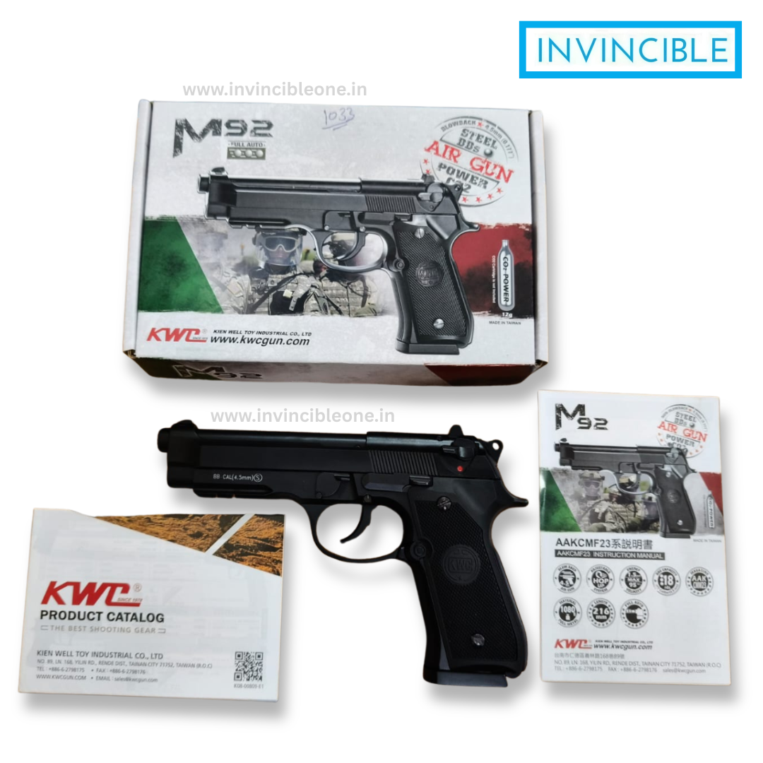 KWC M92 Beretta CO2 Air Pistol 4.5mm BB – Semi Auto Blowback - Image 10