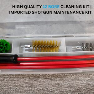 High Quality 12 Bore Cleaning Kit – Imported Shotgun Maintenance Kit