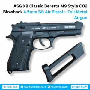 ASG X9 Classic Beretta M9 Style CO2 Blowback 4.5mm BB Air Pistol – Full Metal Airgun