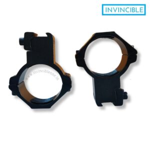 Double Screw 34mm Scope Mount – High Profile | 11mm Dovetail Rail