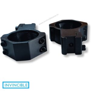 Double Screw 34/11mm Scope Mount – High Profile | 11mm Dovetail Rail