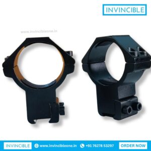 Double Screw 34/11mm Scope Mount – High Profile | 11mm Dovetail Rail