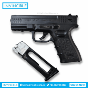ASG ISSC M22 CO2 Blowback Air Pistol 4.5mm (.177) BB – Full Metal Tactical Airgun Black