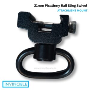 21mm Picatinny Rail Sling Swivel Attachment Mount – Quick Install Adapter