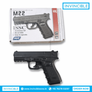ASG ISSC M22 CO2 Blowback Air Pistol 4.5mm (.177) BB – Full Metal Tactical Airgun Black