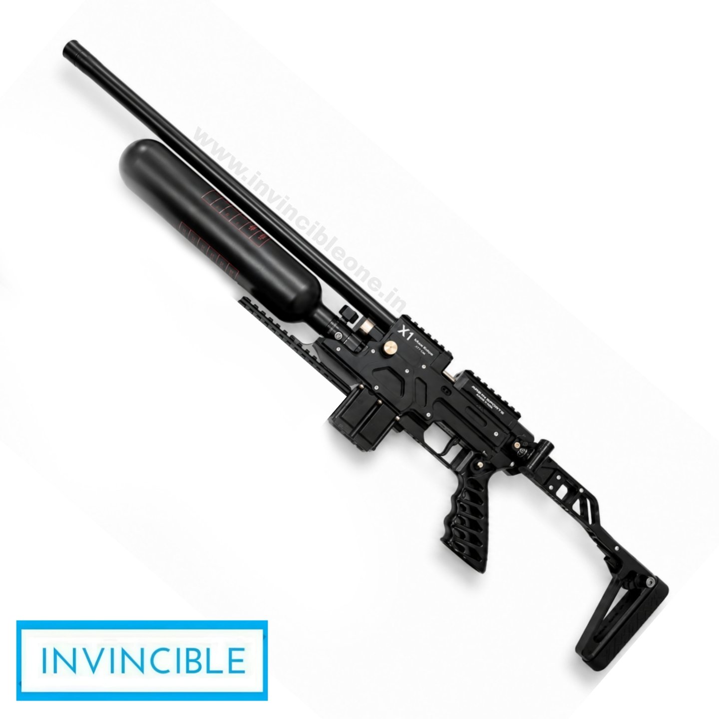 ARBN X1 Max Edge PCP Air Rifle .177 Caliber with Aluminum Air Bottle & Fixed Regulator – High Precision Airgun