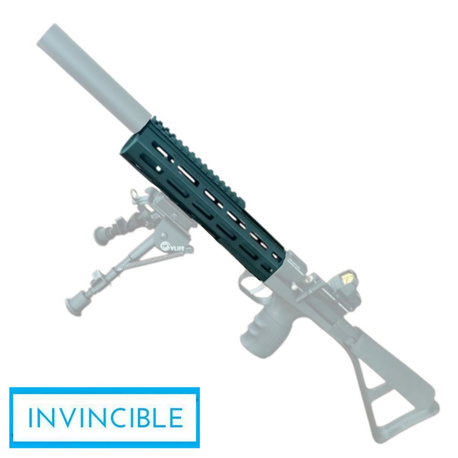 Precihole PP100 X3 Tactical M-LOK Shroud Kit | High-Strength 3D Printed | Upgrade for PCP Air Rifle - Image 2