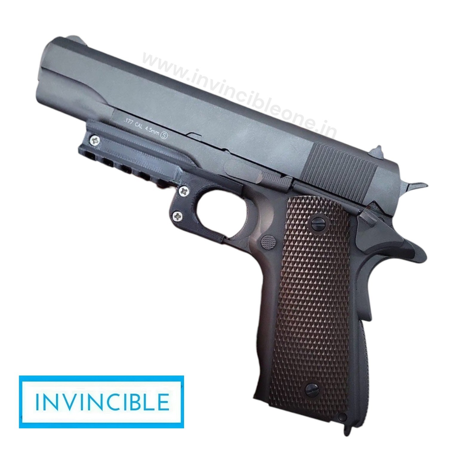 1911 Tactical Trigger Rail Mount Adapter for Torch, Laser & Flashlight Accessories - Image 2