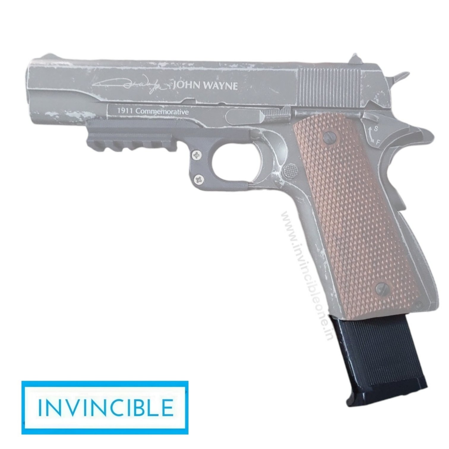 Tactical Replica Extended Magazine for 1911 CO2 Air Pistol - Extended Style Mag Attachment