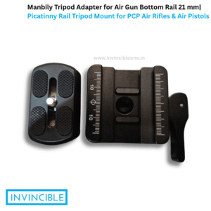 Manbily Tripod Adapter for Air Gun Bottom Rail 21 mm| Picatinny Rail Tripod Mount for PCP Air Rifles & Air Pistols