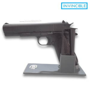 1911 Pistol Display Stand with Magazine – Tactical Desktop Gun Display Dock
