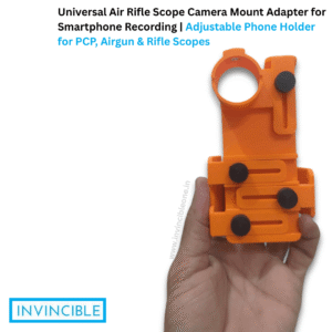 Universal Air Rifle Scope Camera Mount Adapter for Smartphone Recording | Adjustable Phone Holder for PCP, Airgun & Rifle Scopes