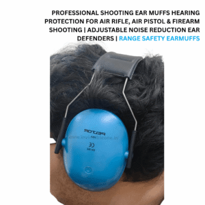 Professional Shooting Ear Muffs Hearing Protection for Air Rifle, Air Pistol & Firearm Shooting | Adjustable Noise Reduction Ear Defenders | Range Safety Earmuffs