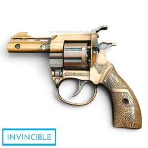 Bull Copper 8-Shot Ring Cap Toy Gun - Full Metal Die-Cast Revolver