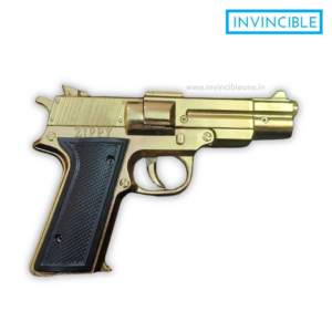 Zippy gold Eagle 8-Shot Ring Cap Gun – Full Metal Die-Cast golden Pistol with tin box | Diwali Toy Gun
