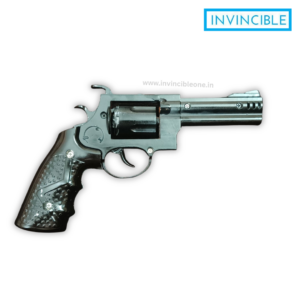 Falcon Black 8-Shot Ring Cap Toy Gun – Full Metal Die-Cast Big Size Revolver with Black Grip