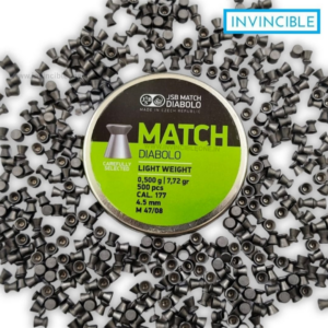 JSB Match Diabolo Light Weight Airgun Pellets | .177 Cal | 7.72 Grain | 500 Count