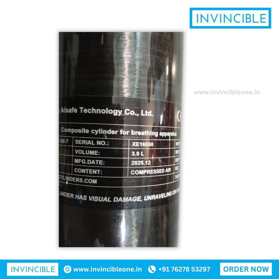 3.0L Carbon Fiber PCP Air Bottle 450 Bar / 30MPa High Pressure Air Tank | Lightweight Composite Cylinder | M18x1.5 Thread - Image 7