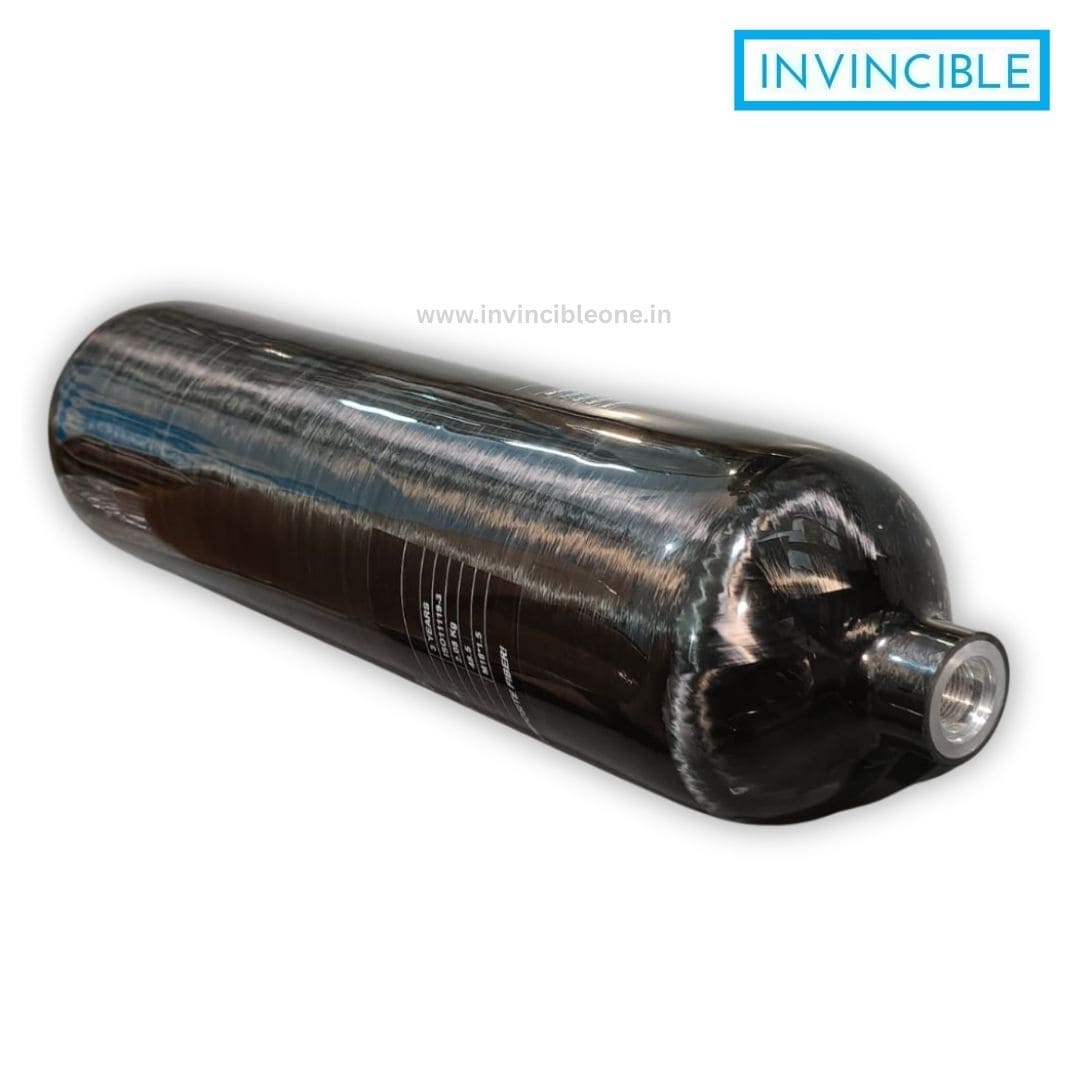 3.0L Carbon Fiber PCP Air Bottle 450 Bar / 30MPa High Pressure Air Tank | Lightweight Composite Cylinder | M18x1.5 Thread - Image 3