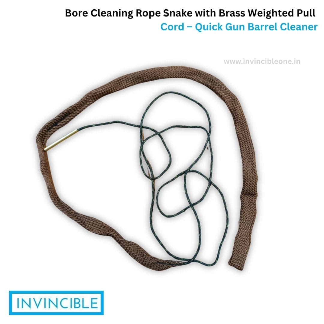 Bore Cleaning .177 Rope Snake with Brass Weighted Pull Cord – Quick Gun Barrel Cleaner - Image 3