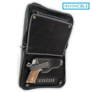 Premium Leather Gun carry/Holder File with Gun Licence & Accessory Storage