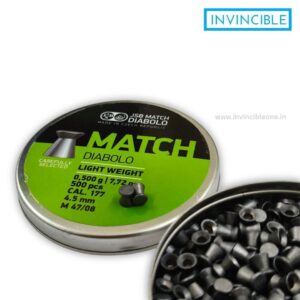 JSB Match Diabolo Light Weight Airgun Pellets | .177 Cal | 7.72 Grain | 500 Count