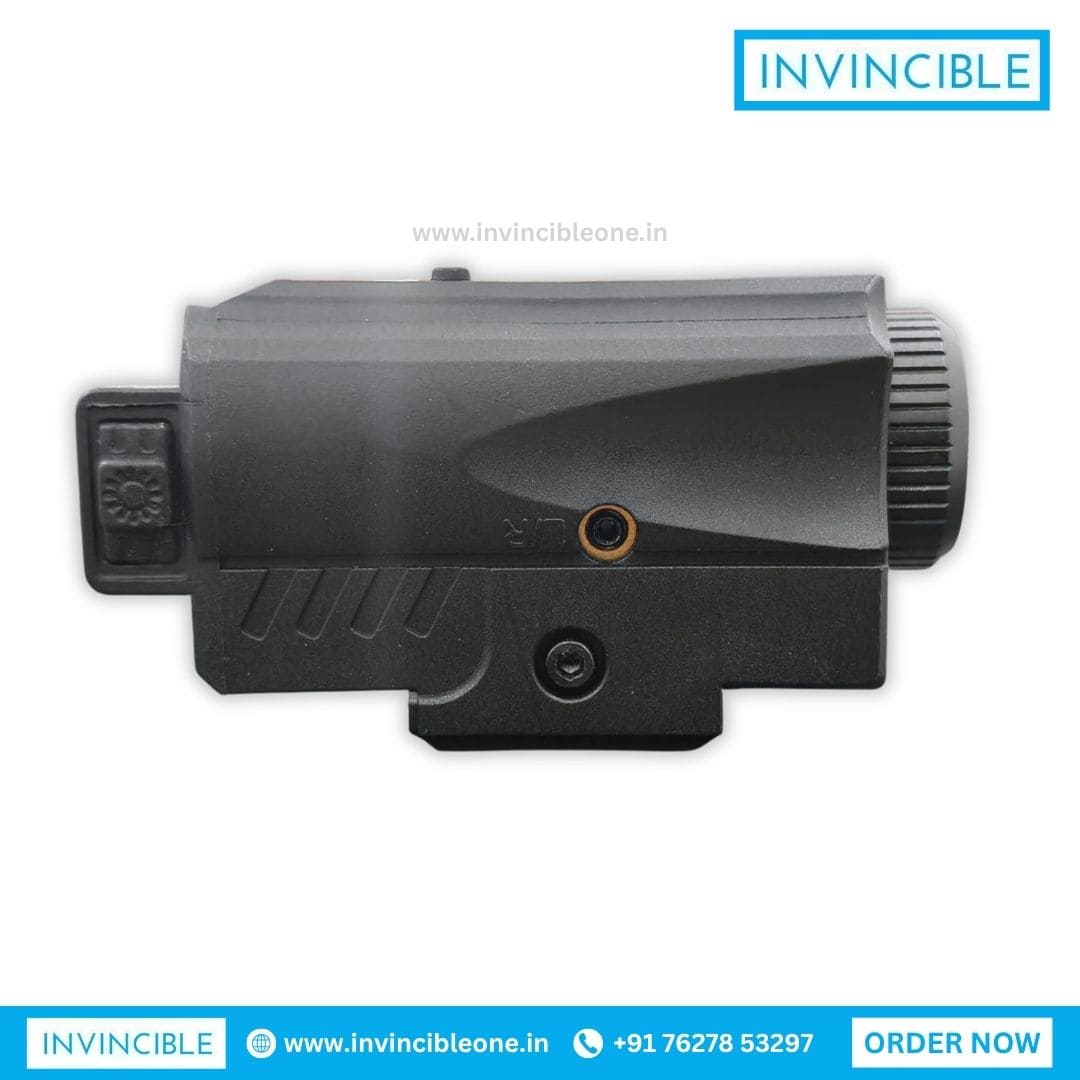 Tactical Flashlight with Green Laser Pointer | 21mm Picatinny Rail Mount for Pistol & Rifle - Image 11
