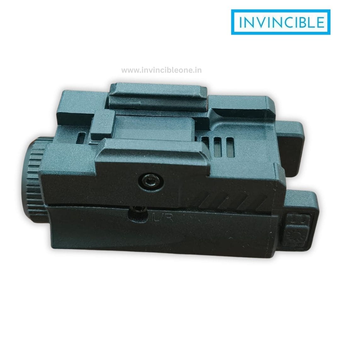 Tactical Flashlight with Green Laser Pointer | 21mm Picatinny Rail Mount for Pistol & Rifle - Image 4