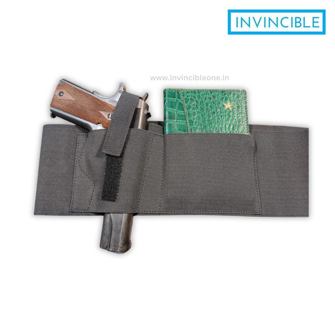 Concealed Carry Waist Belt | Hidden Gun Holster with Gun Licence Pocket & Magazine Holder - Image 2