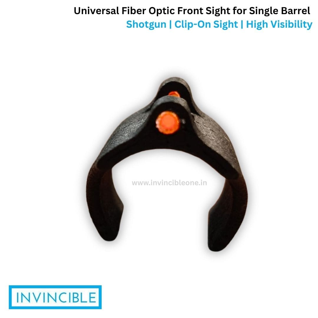 Universal Fiber Optic Front Sight for Single Barrel Shotgun | Clip-On Sight | High Visibility - Image 3