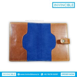 Premium Genuine Leather Gun Licence Cover | Brown Document Holder