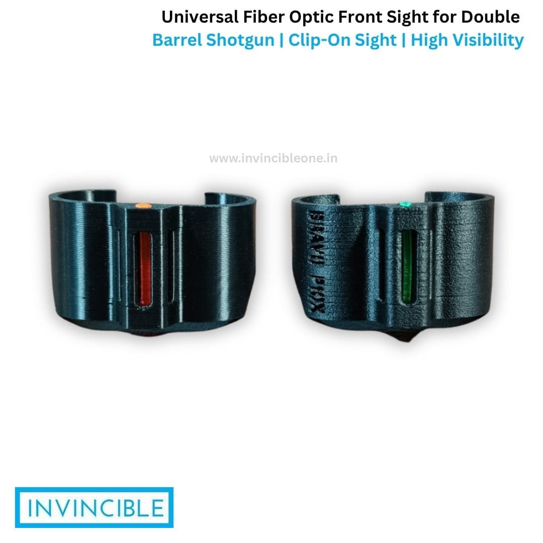 Universal Fiber Optic Front Sight for Double Barrel Shotgun | Clip-On Sight | High Visibility - Image 4