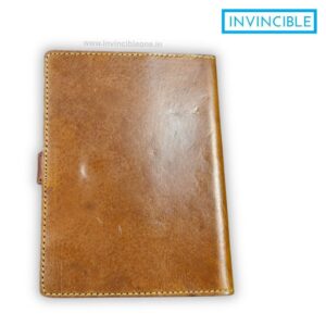 Premium Genuine Leather Gun Licence Cover | Brown Document Holder
