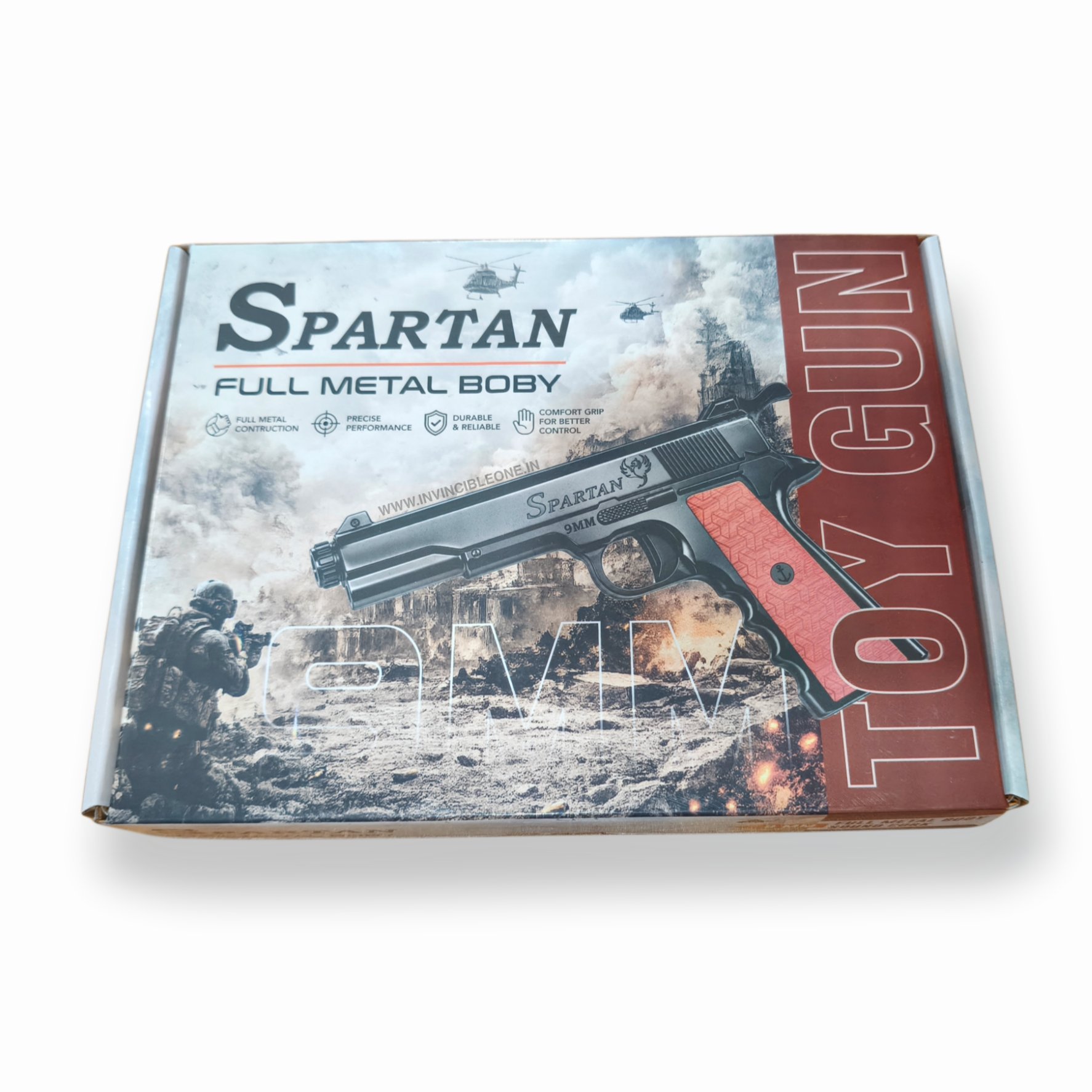 Spartan Full Metal Sound Cork Gun | Realistic Look & Sound - Image 3