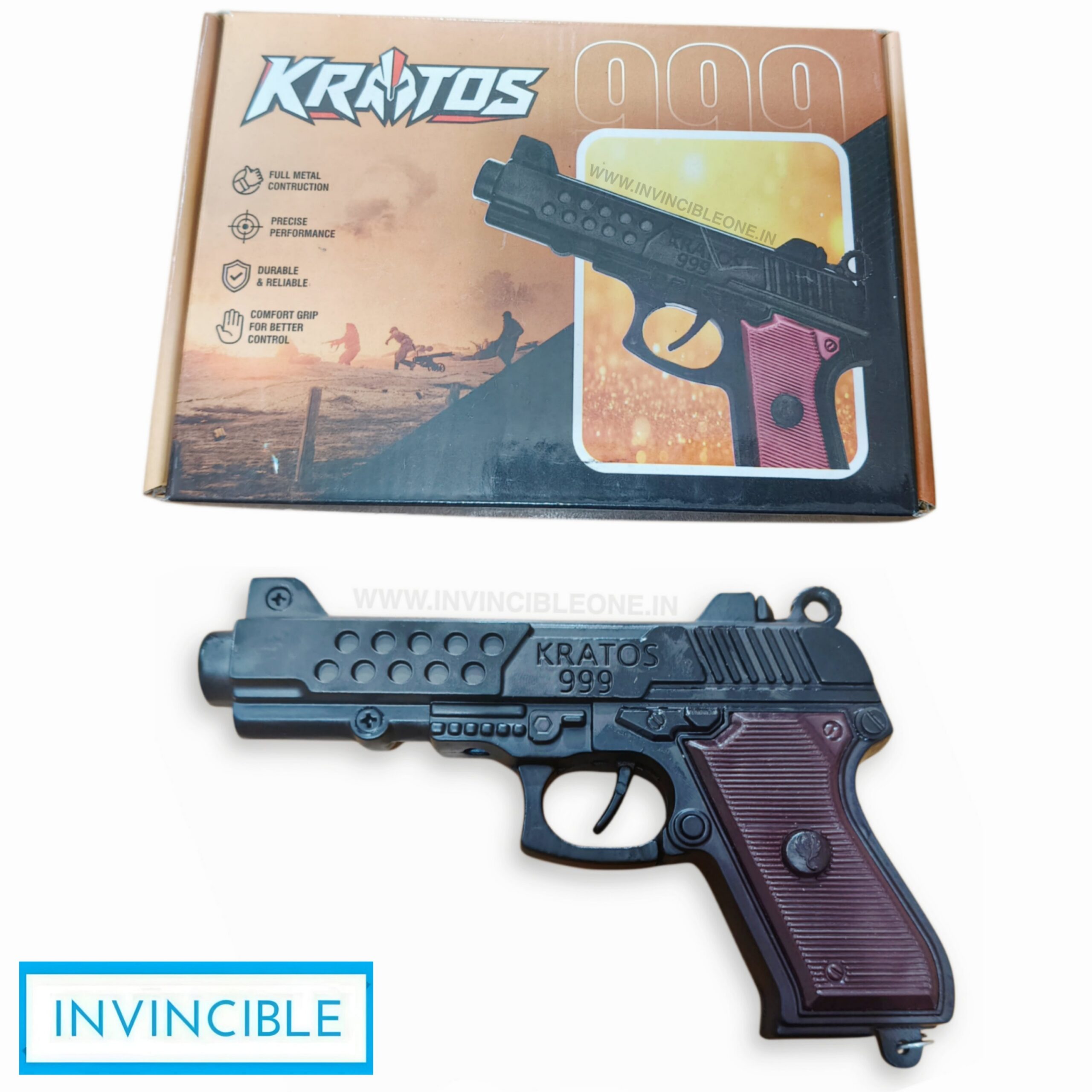 Kartos 999 Full Metal Black Sound Cork Gun - Image 2