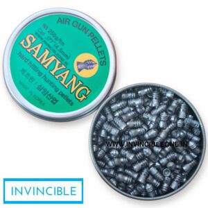 Samyang pointed Hard Hitting Air Gun Pellets .177 Cal (4.5mm) – 250 Grains Tin